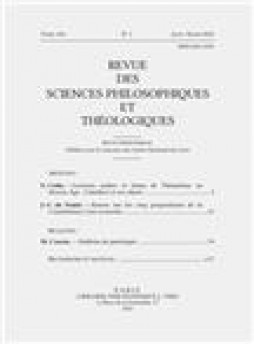 Revue Des Sciences Philosophiques Et Theologiques杂志