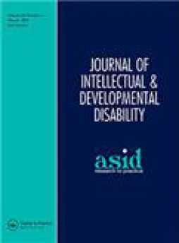 Journal Of Intellectual & Developmental Disability杂志