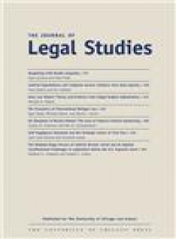 Journal Of Legal Studies杂志