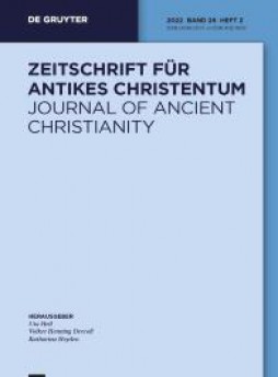 Zeitschrift Fur Antikes Christentum-journal Of Ancient Christianity杂志