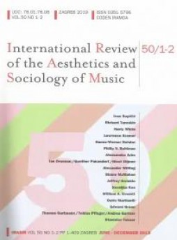 International Review Of The Aesthetics And Sociology Of Music杂志