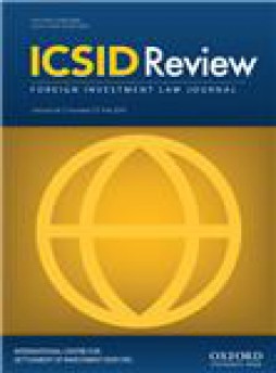 Icsid Review-foreign Investment Law Journal杂志