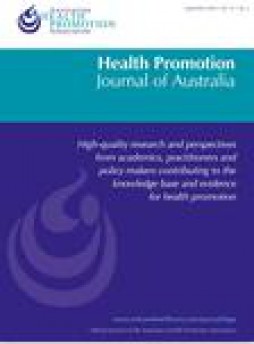 Health Promotion Journal Of Australia杂志