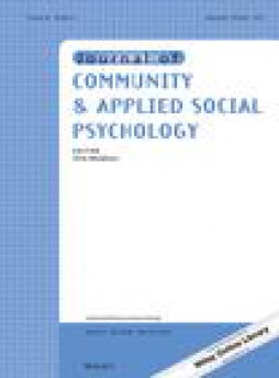 Journal Of Community & Applied Social Psychology杂志