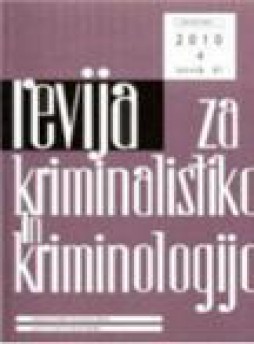 Revija Za Kriminalistiko In Kriminologijo杂志