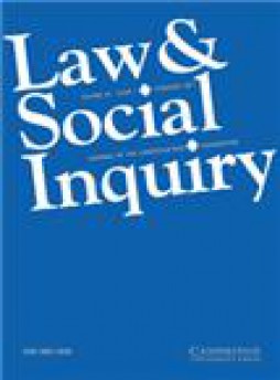 Law And Social Inquiry-journal Of The American Bar Foundation杂志