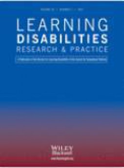 Learning Disabilities Research & Practice杂志