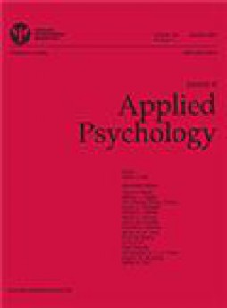 Journal Of Applied Psychology杂志