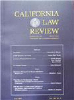 California Law Review杂志