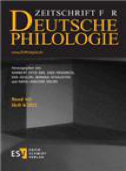 Zeitschrift Fur Deutsche Philologie杂志