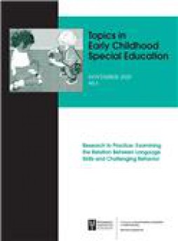 Topics In Early Childhood Special Education杂志