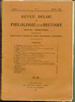 Revue Belge De Philologie Et D Histoire杂志