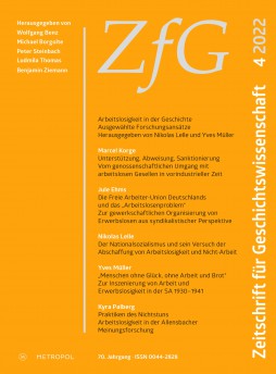 Zeitschrift Fur Geschichtswissenschaft杂志