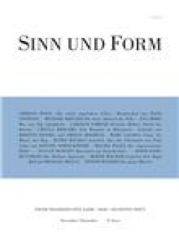 Sinn Und Form杂志