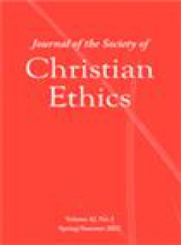 Journal Of The Society Of Christian Ethics杂志