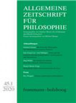 Allgemeine Zeitschrift Fur Philosophie杂志