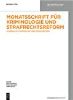 Monatsschrift Fur Kriminologie Und Strafrechtsreform杂志