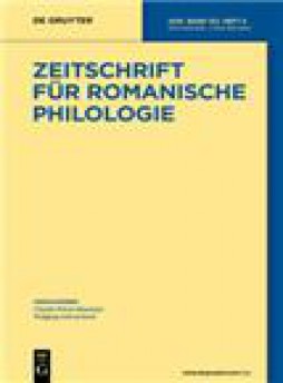 Zeitschrift Fur Romanische Philologie杂志