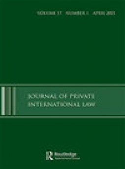 Journal Of Private International Law杂志