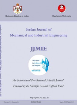 Jordan Journal Of Mechanical And Industrial Engineering杂志