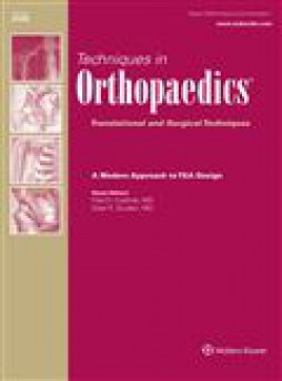 Techniques In Orthopaedics杂志