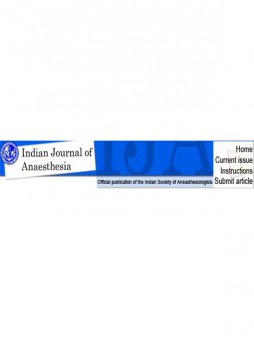 Indian Journal Of Anaesthesia杂志