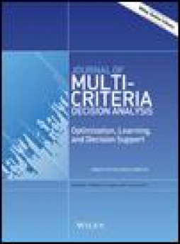 Journal Of Multi-criteria Decision Analysis杂志