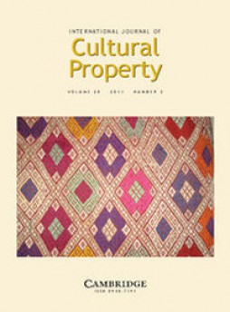 International Journal Of Cultural Property杂志