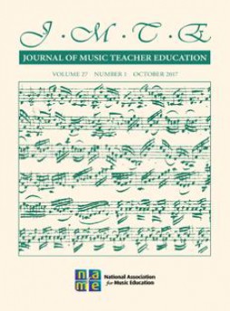 Journal Of Music Teacher Education杂志