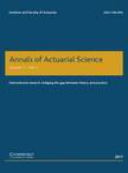 Annals Of Actuarial Science杂志