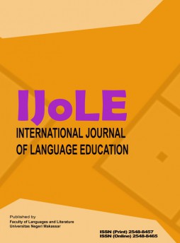 Ijole-international Journal Of Language Education杂志