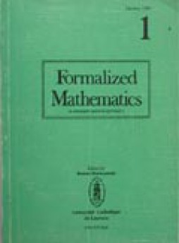 Formalized Mathematics杂志