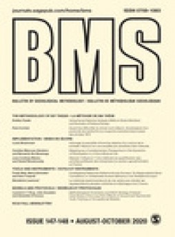 Bms-bulletin Of Sociological Methodology-bulletin De Methodologie Sociologique杂志